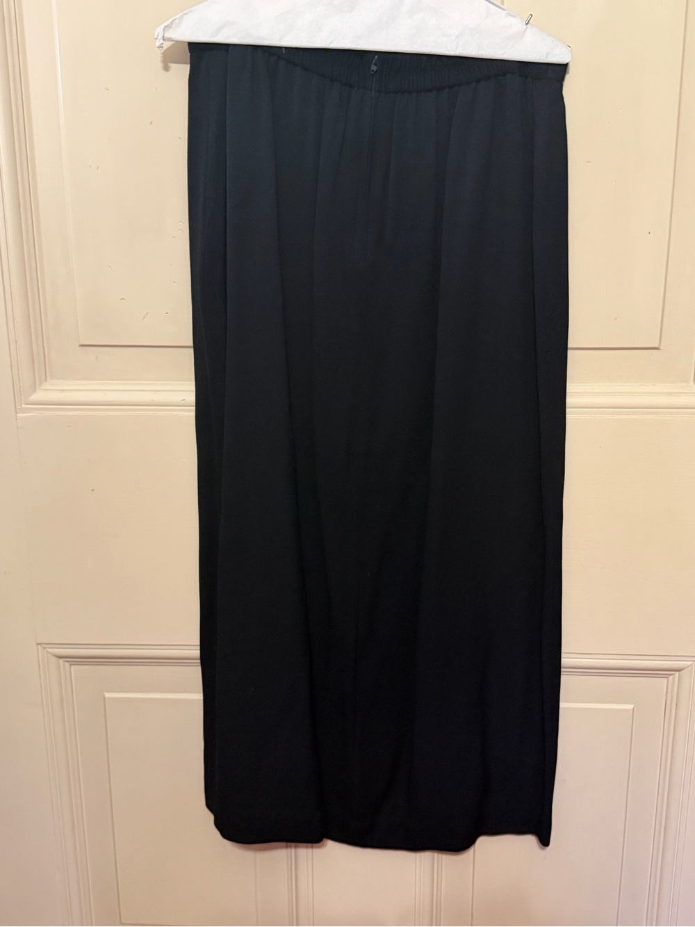 VTG "En Francais" Black Maxi Skirt - Sz 14